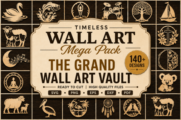 Download Timeless Wall Art Mega Pack SVG Bundle - Wall art Collection