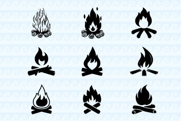Download Campfire SVG Camping Flame Outdoor Camp - Campfire Collection