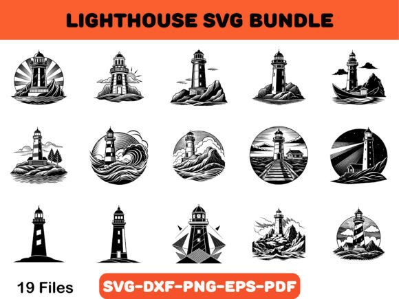 Download Lighthouse Svg Bundle, Building Use - Lighthouse svg Collection
