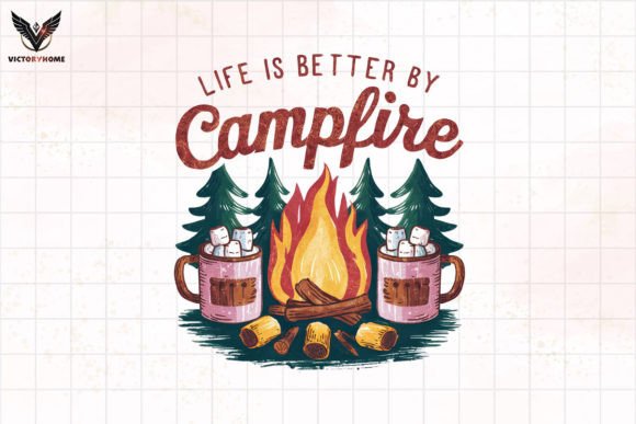 Download Life is Better by Campfire Clipart PNG - Campfire Collection