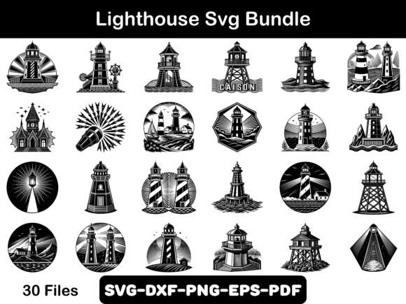 Download Lighthouse Svg Bundle, Lighthouse - Lighthouse svg Collection