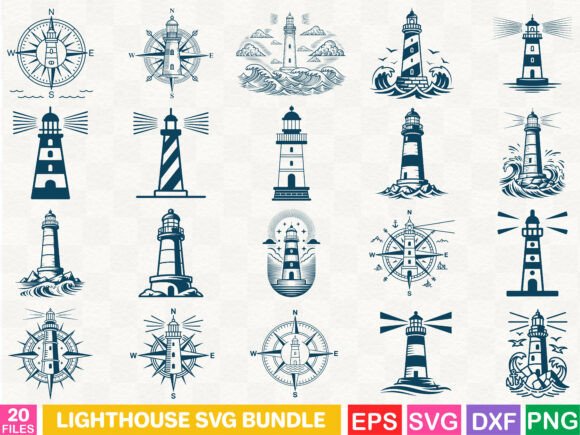 Download Lighthouse SVG Bundle - Lighthouse svg Collection