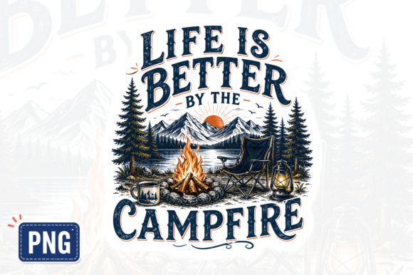 Download Life is Better Campfire PNG - Campfire Collection