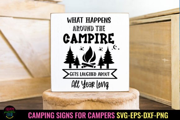 Download Campfire Camping Sign SVG - Campfire Collection