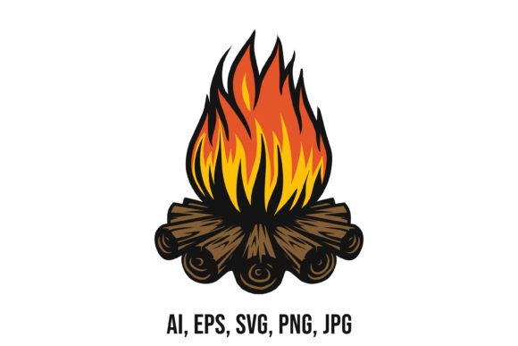 Download Campfire Vector Drawing - Campfire Collection