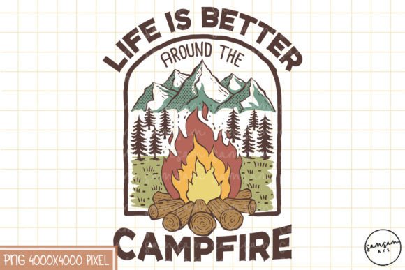Download Life is Better Around the Campfire Png - Premium Resources